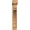 Ekena Millwork Merced Block Rough Sawn Bracket w/ Offset Brace, Western Red Cedar, 6"W x 30"D x 36"H BKT0604X30X36MRC05RWR - alternate 2